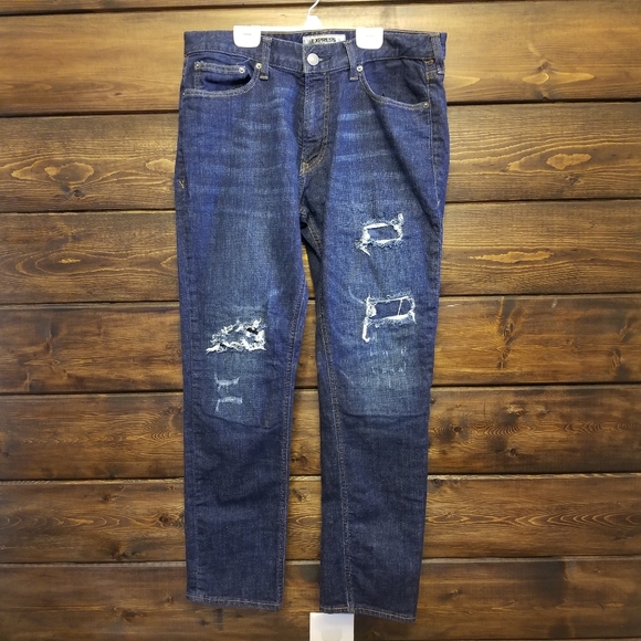 Express Other - Express Distressed Blue Jeans